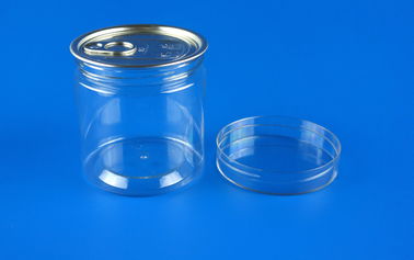 Reusable Clear Plastic Jars High Durability Cylindrical Shape 73MM Caliber