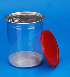 950Ml Clear Plastic Jars Colorful Lid Anti Bacteria For Food Storage