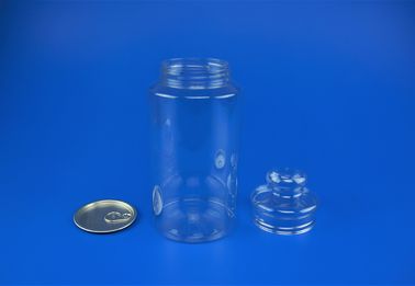 Transparent Color PET Plastic Jars Food Grade Plastic Material 1106Ml