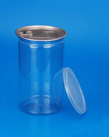PET Round Plastic Food Containers EOE / POE Sealing Type Large Capacity