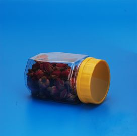 Food Grade Empty Plastic Cans Special Shape Screw On Lid Type Small Size
