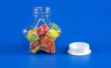 Food Grade PET Plastic Jars Easy Open End High Purity Custom Made Cover