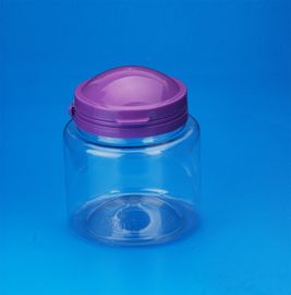 Easy Open End Plastic Storage Canisters With Custom Color Cover 250Ml