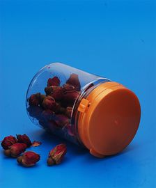 Transparent Color Plastic Honey Bottles Airtight Screw Lid 65 . 5 * 88MM Diameter