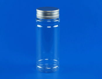 Mini Size Clear Plastic Boxes With Lids Cylinder Shape 49MM Caliber