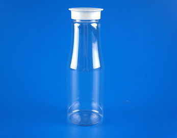 Transparent Empty Plastic Cans PS / PP Screw Lid Sealing Type 40℃ Resistance