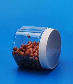 2020 Durable Small Plastic peanut Jars , Easy Opening Tea Coffee Sugar Jars 85MM Caliber