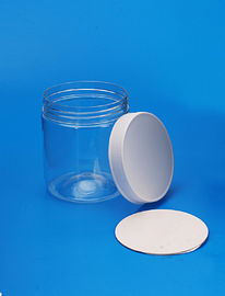 Screw Top Round Plastic Food Containers Anti Bacteria Custom Color Lid