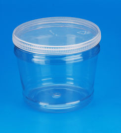 Plastic Material Airtight Biscuit Jar Transparent Color Easy Opening