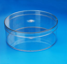 Lightweight Plastic Airtight Storage Jars Round Shape 140 * 62MM Size