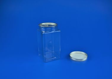 Durable Airtight Kitchen Canisters , Easy Opening Plastic Jars With Lids For Food