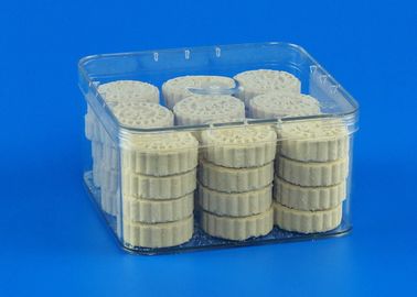 Disposable Food Grade Biscuit Packaging Clear Plastic Box