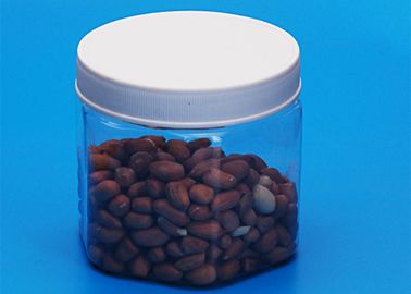 2020 Durable Small Plastic peanut Jars , Easy Opening Tea Coffee Sugar Jars 85MM Caliber