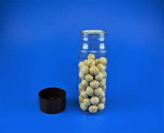 800ml 1200ml Pet Plastic Cosmetic Cream Jar With White Black Lid