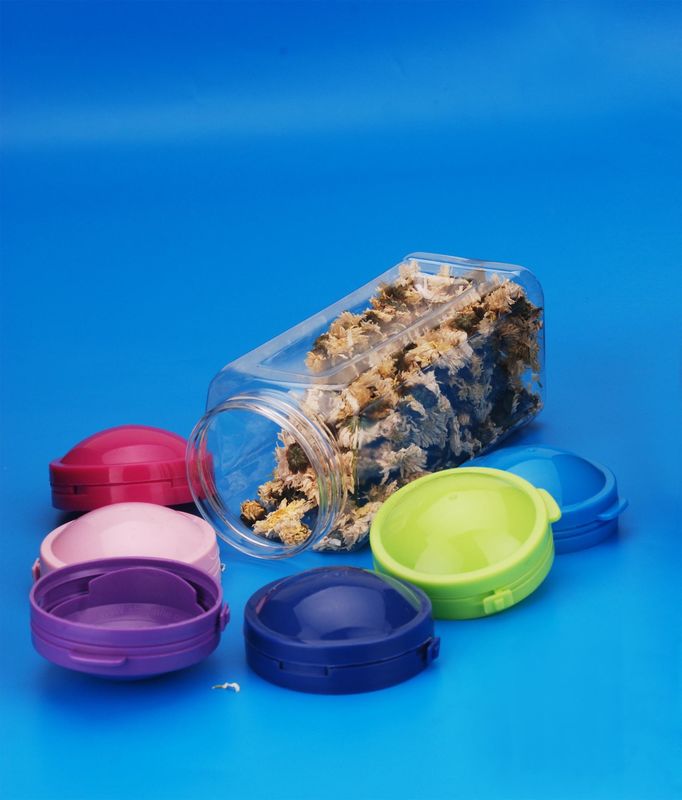 PET Plastic Storage Canisters High Durability Food Grade Material 560Ml