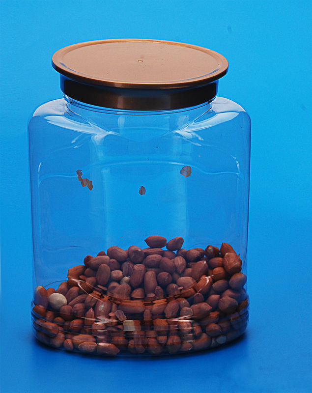 Plastic Material Plastic Sample Jars , Durable Sugar Coffee Tea Canister