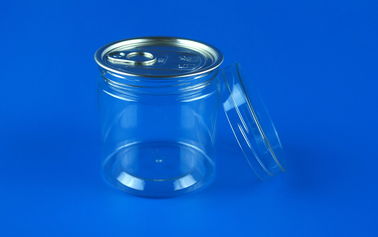 Reusable Clear Plastic Jars High Durability Cylindrical Shape 73MM Caliber