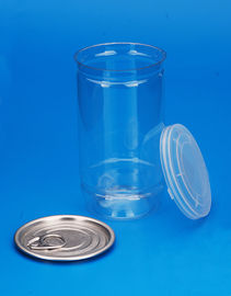 Food Storage PET Clear Plastic Boxes With Lids EOE / POE Sealing Type 350Ml