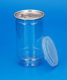 Food Storage PET Clear Plastic Boxes With Lids EOE / POE Sealing Type 350Ml