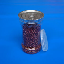Small Capacity PET Plastic Jars Easy Open End High Durability Custom Lid Color