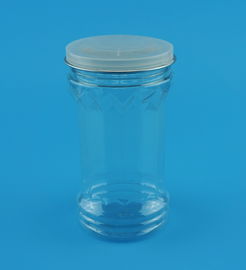 Small Capacity PET Plastic Jars Easy Open End High Durability Custom Lid Color
