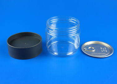 438Ml Empty Plastic Cans Cylinder Shape 96 * 84MM Outside 40℃ Resistance