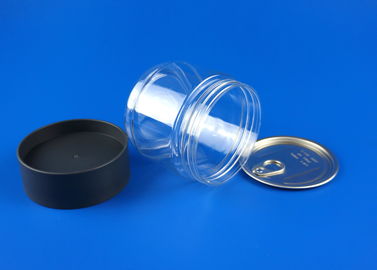 438Ml Empty Plastic Cans Cylinder Shape 96 * 84MM Outside 40℃ Resistance