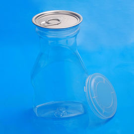 460Ml Clear Plastic Jars Food Grade PET Material 40 Degree Resistance