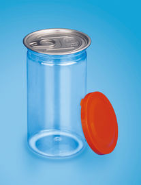 Reusable Plastic Airtight Storage Jars PET Material For Food Storage