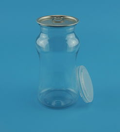590Ml PET Plastic Jars Food Grade Material Customized Lid Color 40℃ Resistance