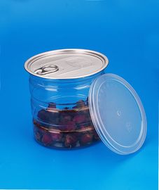 45G Small Round Clear Plastic Containers With Lids 99 * 100MM Outside