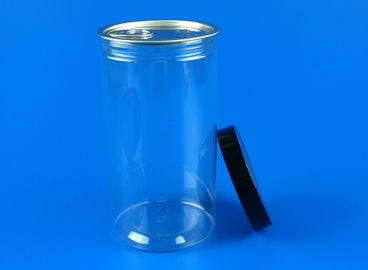 PET Recycled Plastic Jars , Anti Bacteria Airtight Cookie Jar 845Ml