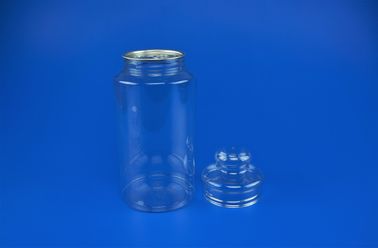 Transparent Color PET Plastic Jars Food Grade Plastic Material 1106Ml
