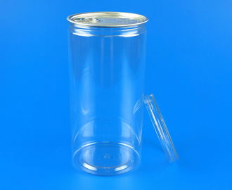 Cylinder Shape Plastic Honey Jars , Durable Large Plastic Containers