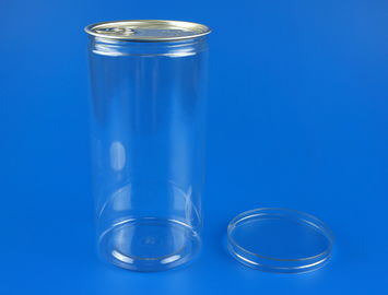 Cylinder Shape Plastic Honey Jars , Durable Large Plastic Containers