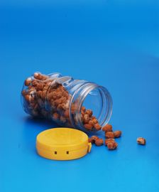 Small Capacity Clear Plastic Jars High Durability Dog Shape 48MM Caliber