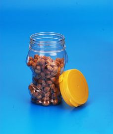 Small Capacity Clear Plastic Jars High Durability Dog Shape 48MM Caliber