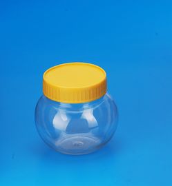 PET Round Plastic Food Containers With Screw On Lid 230Ml 18G 51MM Caliber