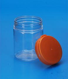 Transparent Color Plastic Honey Bottles Airtight Screw Lid 65 . 5 * 88MM Diameter