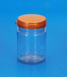 Transparent Color Plastic Honey Bottles Airtight Screw Lid 65 . 5 * 88MM Diameter