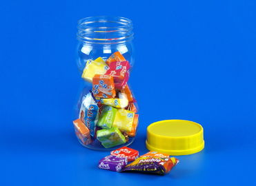 Food Storage Plastic Airtight Storage Jars High Durability With Screw Lid