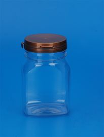 Empty PET Plastic Jars Square Shape Small Capacity 75 * 59 * 106MM