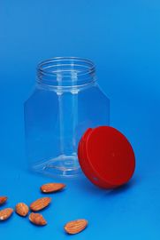 Clear Small Plastic Containers , Safety Lid Plastic Food Storage Jars 28G