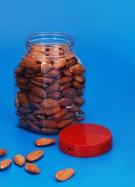 Clear Small Plastic Containers , Safety Lid Plastic Food Storage Jars 28G
