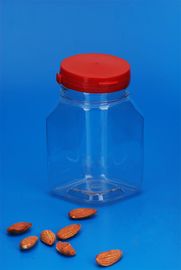 Clear Small Plastic Containers , Safety Lid Plastic Food Storage Jars 28G