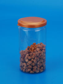 Reusable Airtight Plastic Jars Crown Lid Sealing Type High Durability