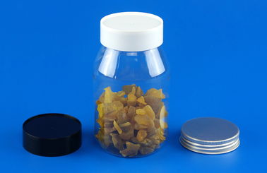 cWhite Cover Plastic Spice Jars , Small Capacity Airtight Plastic Jars