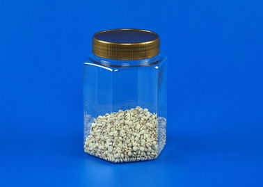 High Durability Empty Plastic Cans 67MM Caliber With Screw Lid 630Ml