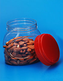 650Ml Plastic Storage Canisters Food Grade Material Screw Lid Sealing