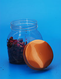 Lightweight PET Plastic Jars Environmentally Friendly Easy Open End 760Ml